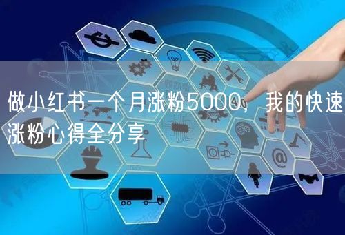 做小红书一个月涨粉5000，我的快速涨粉心得全分享