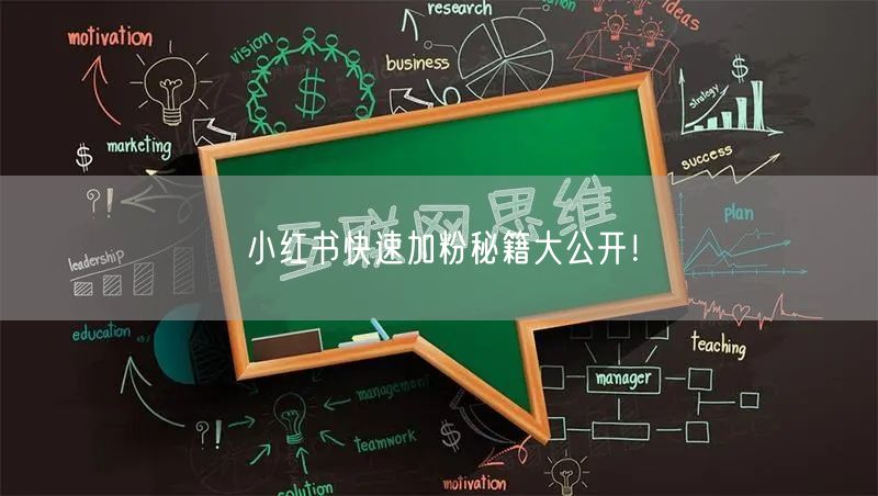 小红书快速加粉秘籍大公开！
