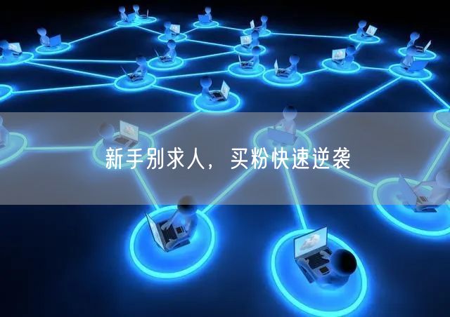 新手别求人，买粉快速逆袭
