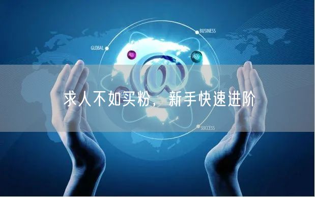 求人不如买粉，新手快速进阶