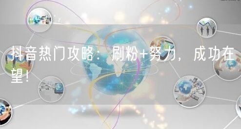 抖音热门攻略：刷粉+努力，成功在望！