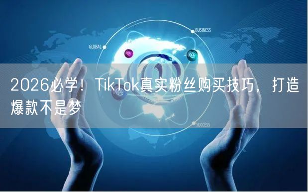 2026必学！TikTok真实粉丝购买技巧，打造爆款不是梦