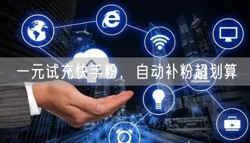 一元试充快手粉，自动补粉超划算