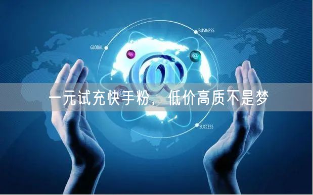 超值体验获取快手关注，品质增长新选择