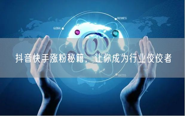 抖音快手涨粉秘籍，让你成为行业佼佼者