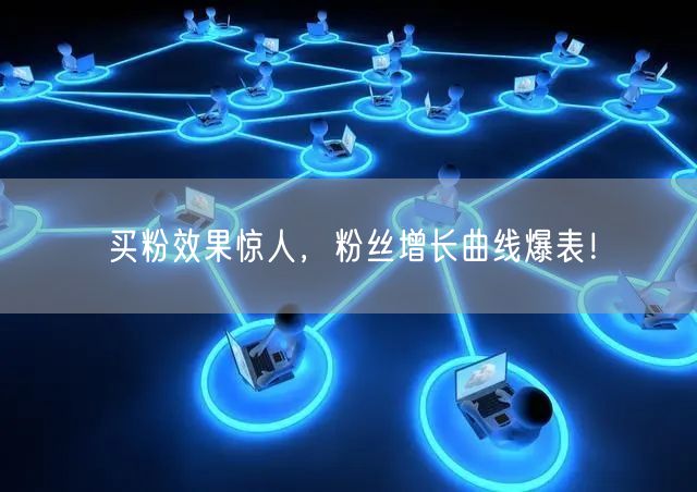 买粉效果惊人，粉丝增长曲线爆表！