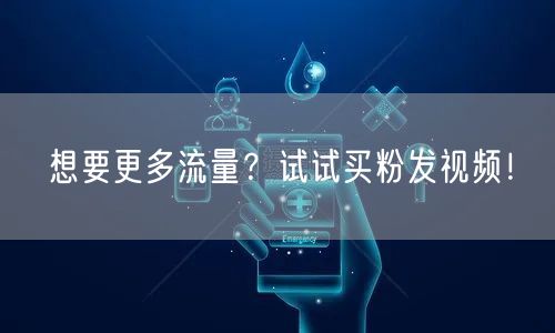 想要更多流量？试试买粉发视频！