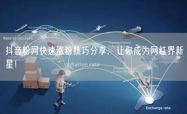 抖音粉网快速涨粉技巧分享，让你成为网红界新星！
